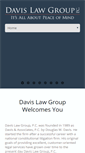 Mobile Screenshot of davislawgrouppc.com